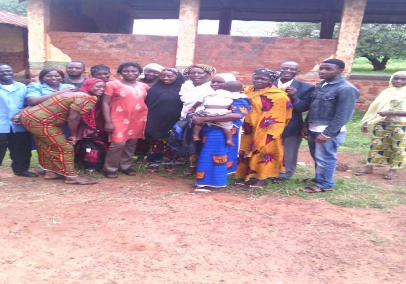Community members and PPSDI team, Kogi State